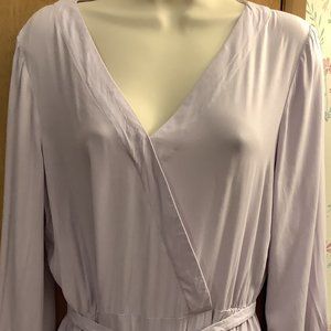 EUC Mercantile Purple Long Sleeve Blouse Size: 10